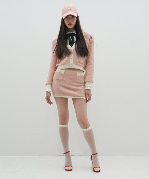 UNTAGE(アンテージ)の「リップウエストミニニットスカート(Pink)_UTW-SC02(スカート・レディース・その他・MEDIUM/SMALL)」の2枚目の写真