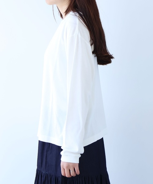 bulle de savon(ビュルデサボン)の「●びわプリント GVロンT(Tシャツ/カットソー・レディース・ブラック/ホワイト・FREE)」の21枚目の写真