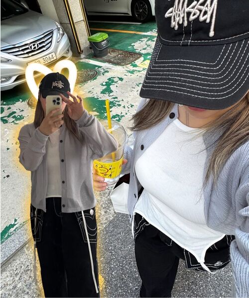 WHOLE PAPER(ホールペーパー)の「Dリングツーウェイタンクトップ(ホワイト)(Tシャツ/カットソー・レディース・ホワイト・FREE)」の9枚目の写真