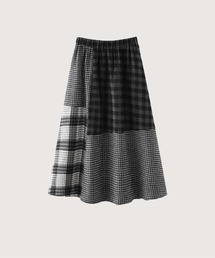 LA POMME petit | Vintage Check Mix Skirt(スカート)