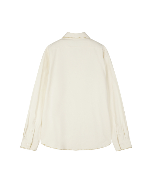 SUNDAY FRUIT MARKET（サンデーフルーツマーケット）の「POCKET FLOWER SHIRT CREAM（シャツ/ブラウス・メンズ・その他・MEDIUM/LARGE）」の2枚目の写真
