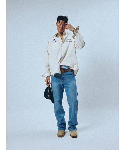 SUNDAY FRUIT MARKET（サンデーフルーツマーケット）の「POCKET FLOWER SHIRT CREAM（シャツ/ブラウス・メンズ・その他・MEDIUM/LARGE）」の7枚目の写真