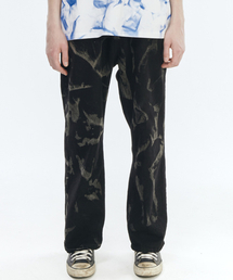 THE GREATEST（ザ　グレイテスト）の「Washed Denim Pants Black（デニムパンツ）」