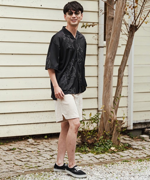 CALL&RESPONSE（コールアンドレスポンス）の「mhs2470- フレンチブル アロハシャツ-KOKAGE(262-1214-01)（シャツ/ブラウス・メンズ・ホワイト/ブラック・4/2）」の8枚目の写真