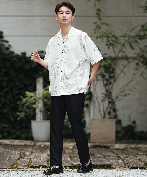 CALL&RESPONSE（コールアンドレスポンス）の「mhs2470- フレンチブル アロハシャツ-KOKAGE(262-1214-01)（シャツ/ブラウス・メンズ・ホワイト/ブラック・4/2）」の13枚目の写真