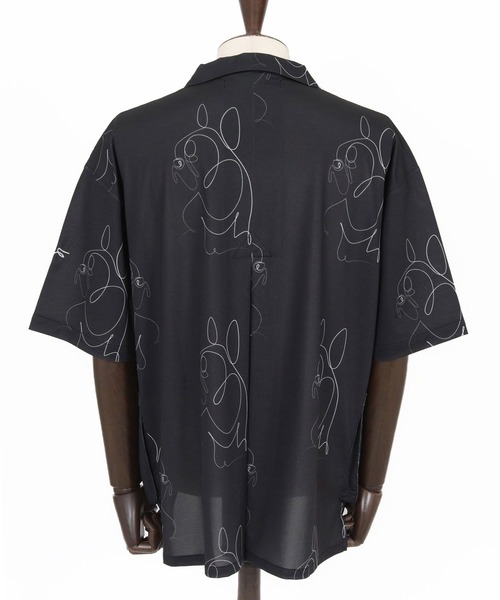 CALL&RESPONSE（コールアンドレスポンス）の「mhs2470- フレンチブル アロハシャツ-KOKAGE(262-1214-01)（シャツ/ブラウス・メンズ・ホワイト/ブラック・4/2）」の16枚目の写真