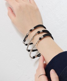 PAPILLONNER（パピヨネ）の「PAPILLONNER/3SETゴムブレス（ヘアゴム）」