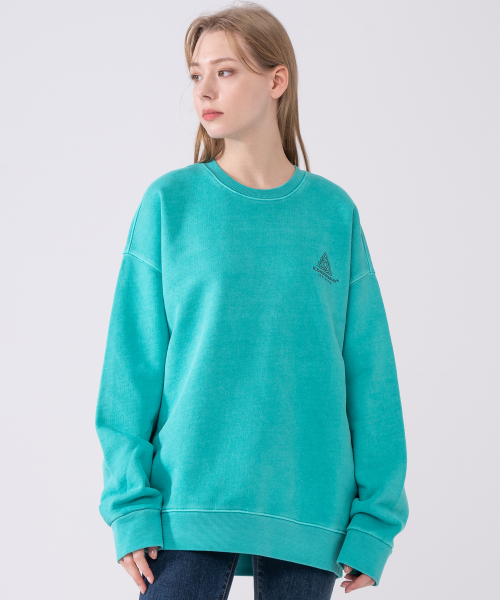 ICONOGRAPHY（アイコノグラフィー）の「ヘビーコットンピグメント JESUS NGN（スウェット・レディース・グリーン・LARGE/X-LARGE）」の4枚目の写真