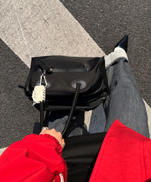 CHRISTINE PROJECT（クリスティンプロジェクト）の「TWO ZIPPER BAG NYLON ORIGINAL(BLACK PEPPER)（トートバッグ・レディース）」