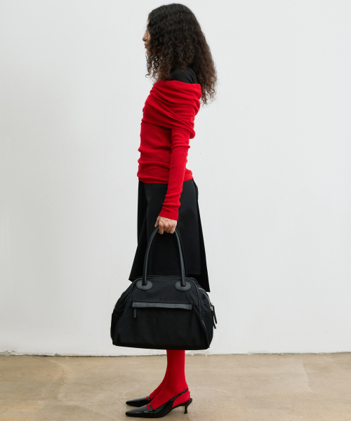 CHRISTINE PROJECT(クリスティンプロジェクト)の「TWO ZIPPER BAG NYLON ORIGINAL(BLACK PEPPER)(トートバッグ・レディース・その他・FREE)」の6枚目の写真