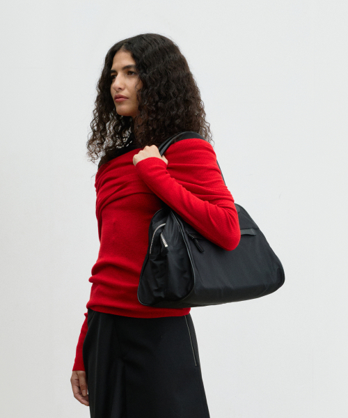 CHRISTINE PROJECT(クリスティンプロジェクト)の「TWO ZIPPER BAG NYLON ORIGINAL(BLACK PEPPER)(トートバッグ・レディース・その他・FREE)」の7枚目の写真