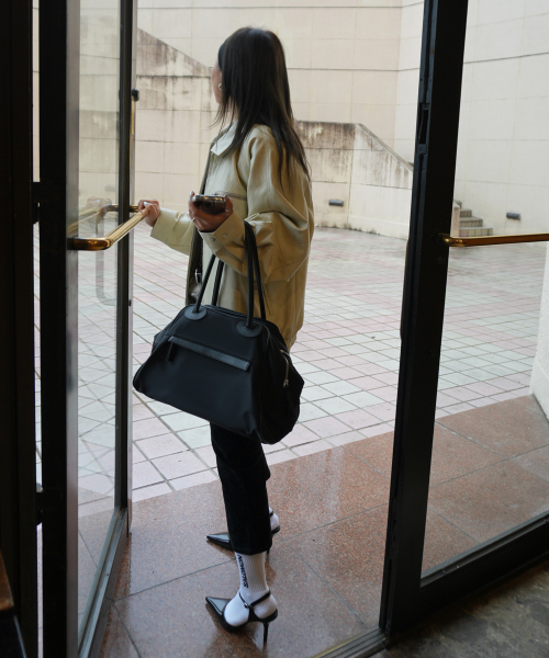 CHRISTINE PROJECT(クリスティンプロジェクト)の「TWO ZIPPER BAG NYLON ORIGINAL(BLACK PEPPER)(トートバッグ・レディース・その他・FREE)」の10枚目の写真
