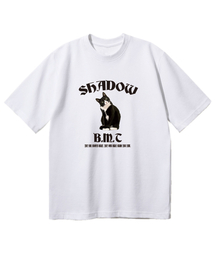 シャドウキャット オーバーサイズ 半袖Tシャツ [ホワイト]