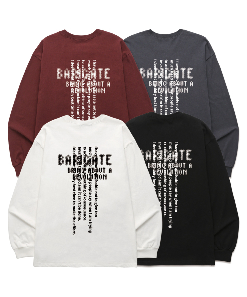 BARIGATE(バリゲート)の「スポッテッドロゴロングスリーブ (BLS034) ホワイト(Tシャツ/カットソー・レディース・その他・SMALL/MEDIUM/LARGE/X-LARGE/XX-LARGE)」の5枚目の写真