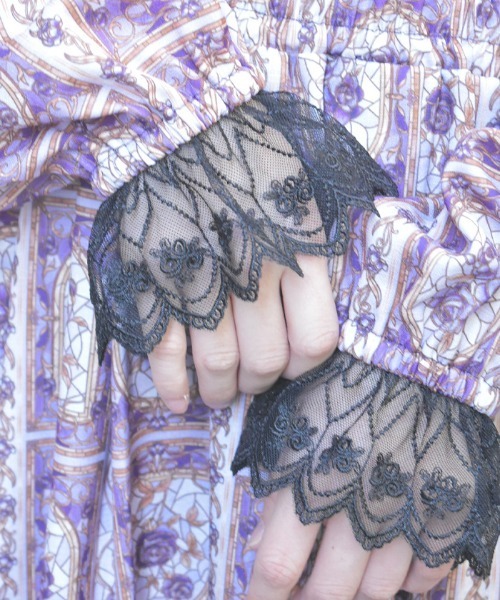 axes femme(アクシーズファム)の「ローズ・ステンドグラスワンピース(ワンピース・レディース・レッド/パープル/ブルー・MEDIUM)」の7枚目の写真