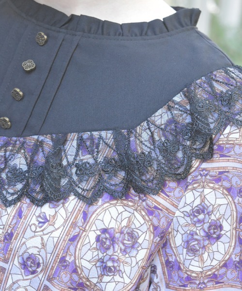 axes femme(アクシーズファム)の「ローズ・ステンドグラスワンピース(ワンピース・レディース・レッド/パープル/ブルー・MEDIUM)」の8枚目の写真