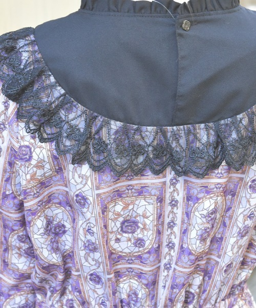 axes femme(アクシーズファム)の「ローズ・ステンドグラスワンピース(ワンピース・レディース・レッド/パープル/ブルー・MEDIUM)」の9枚目の写真