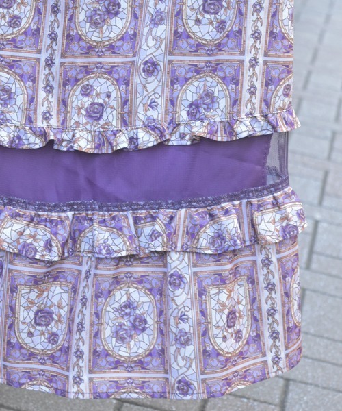 axes femme(アクシーズファム)の「ローズ・ステンドグラスワンピース(ワンピース・レディース・レッド/パープル/ブルー・MEDIUM)」の10枚目の写真