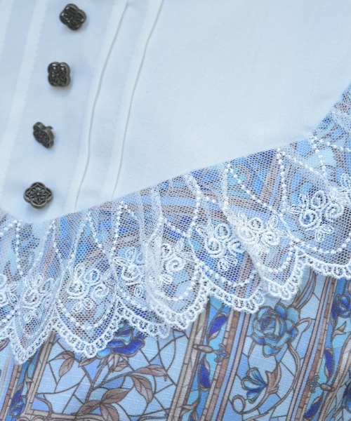 axes femme(アクシーズファム)の「ローズ・ステンドグラスワンピース(ワンピース・レディース・レッド/パープル/ブルー・MEDIUM)」の12枚目の写真