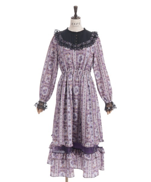 axes femme(アクシーズファム)の「ローズ・ステンドグラスワンピース(ワンピース・レディース・レッド/パープル/ブルー・MEDIUM)」の21枚目の写真