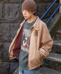 WEGO（ウィゴー）の「WEGO/【26年春夏新作】フェイクスウェードロゴスウィングトップ（ブルゾン）」