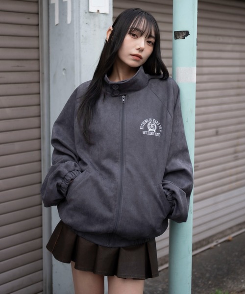 セール】WEGO/【26年春夏新作】フェイクスウェードロゴスウィング