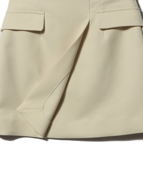 UNUS(ユナス)の「UNUS / Flap Pocket Mini Skirt(スカート・レディース・アイボリー/ブラック・36/38)」の6枚目の写真
