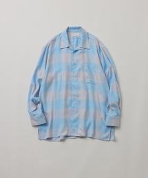 UNFOLLOW（アンフォロー）の「【FOLL / フォル】summer modal check open collar shirt（シャツ/ブラウス）」