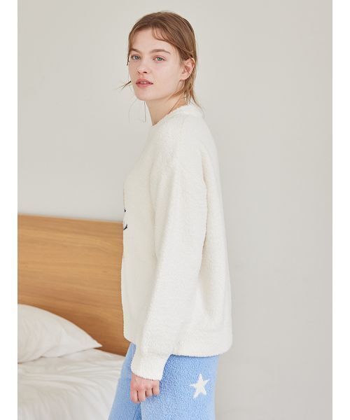 スカーフDOG ジャガードプルオーバー（ルームウェア/パジャマ