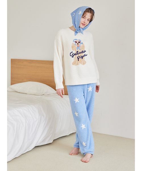 スカーフDOG ジャガードプルオーバー（ルームウェア/パジャマ