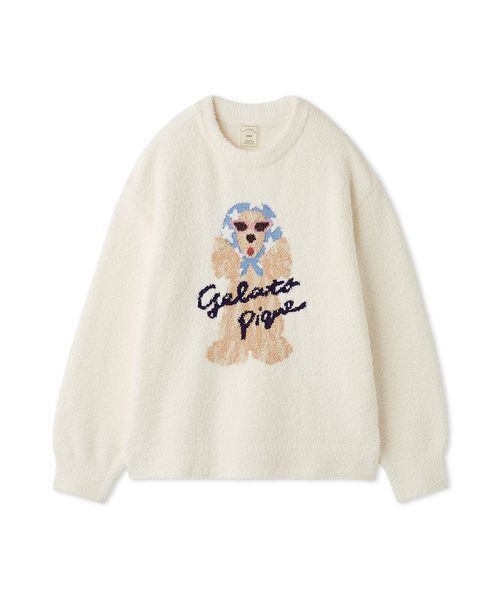 スカーフDOG ジャガードプルオーバー（ルームウェア/パジャマ