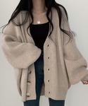 ADDITION STORE（アディションストア）の「【ゆるっと可愛いモテカーデ】Vネック ビッグ カーデ / V-neck big cardigan / asknn（カーディガン/ボレロ・FREE）」