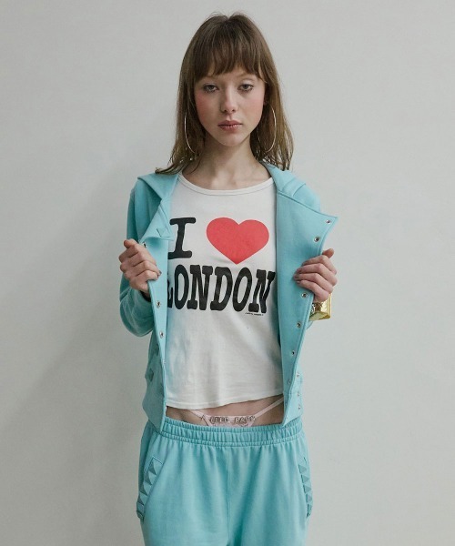 SCULPTOR(スカルプター)の「Napoleon Stud Hoodie(パーカー・レディース・ブラック/ピンク/グレー/エメラルドブルー・SMALL/LARGE/MEDIUM/X-SMALL)」の16枚目の写真