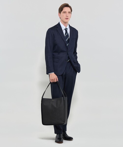 MACKINTOSH LONDON(マッキントッシュ ロンドン)の「TOTE BAG NO.2(トートバッグ・メンズ・ベージュ系その他/ブラック・FREE)」の5枚目の写真