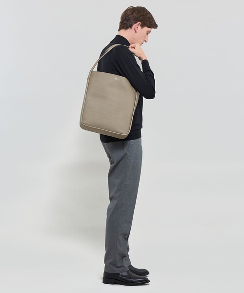 MACKINTOSH LONDON(マッキントッシュ ロンドン)の「TOTE BAG NO.2(トートバッグ・メンズ・ベージュ系その他/ブラック・FREE)」の6枚目の写真