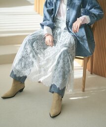 Remind me and forever（リマインドミーアンドフォーエバー）の「【2026SS】ひげレースティアードスカート（スカート）」