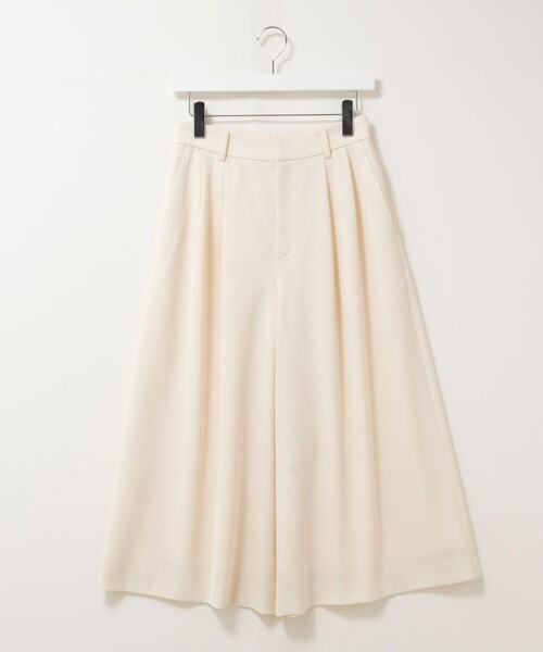 NOLLEY’S（ノーリーズ）の「ウォッシャブルクロップドワイドツイルパンツ（その他パンツ・レディース・ネイビー/ホワイト/ブラウン・36/38）」の20枚目の写真