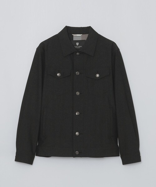 BLACK LABEL CRESTBRIDGE（ブラックレーベル・クレストブリッジ）の「テクニカルデニムGジャン（デニムジャケット・メンズ・ネイビー/ブラック・M/L/XL）」の10枚目の写真