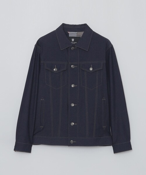 BLACK LABEL CRESTBRIDGE（ブラックレーベル・クレストブリッジ）の「テクニカルデニムGジャン（デニムジャケット・メンズ・ネイビー/ブラック・M/L/XL）」の18枚目の写真