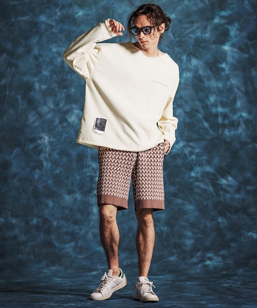 Jih Nunc（ジーヌンク）の「msw1835-オーガニックコットンカットオフ裏毛スウェット(JIH-R1162)（スウェット・メンズ・オートミール/チャコール/ブラック・L/M/S）」の15枚目の写真