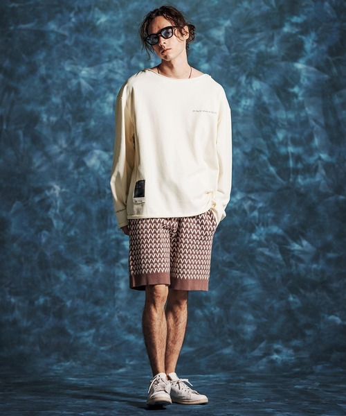 Jih Nunc（ジーヌンク）の「msw1835-オーガニックコットンカットオフ裏毛スウェット(JIH-R1162)（スウェット・メンズ・オートミール/チャコール/ブラック・L/M/S）」の16枚目の写真