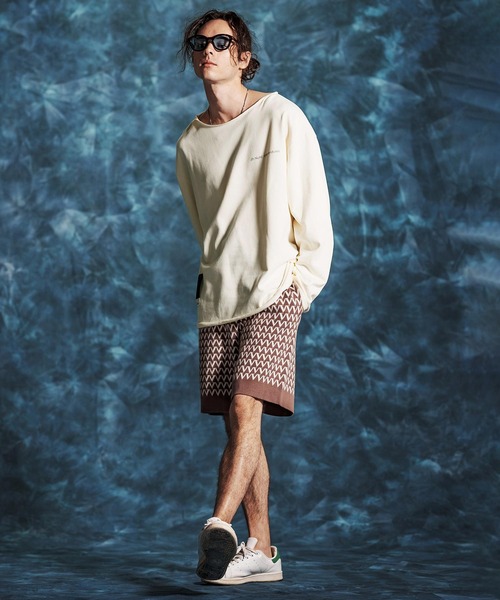 Jih Nunc（ジーヌンク）の「msw1835-オーガニックコットンカットオフ裏毛スウェット(JIH-R1162)（スウェット・メンズ・オートミール/チャコール/ブラック・L/M/S）」の17枚目の写真