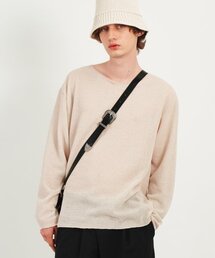 DWSE（ディーダブリューエスイー）の「ボートネックニットプルオーバークリーム（Tシャツ/カットソー）」