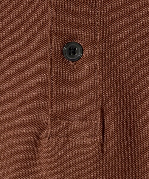 green label relaxing（グリーンレーベルリラクシング）の「【WEB限定】ドライ クリーン ロングスリーブ ポロシャツ -吸水速乾・抗菌-（ポロシャツ・メンズ・ブラウン系/ブラック/ライトグレー・M/S/L/XL）」の14枚目の写真