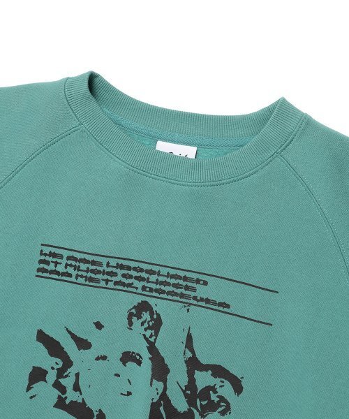 Cavish(カビシ)の「CROWD RAGLAN SWEATSHIRT GREEN(CV2DFUM444A)(スウェット・レディース・グリーン・S/M/L/XL)」の3枚目の写真