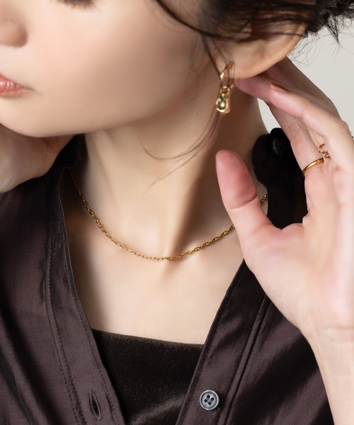 Cream dot.(クリームドット)の「【サージカルステンレス】選べるステンレス製マグネットチェーンネックレス(ネックレス・レディース・シルバー/ゴールド系その他2/シルバー系その他/ゴールド/ゴールド系その他/シルバー系その他2・45cm/40cm)」の11枚目の写真