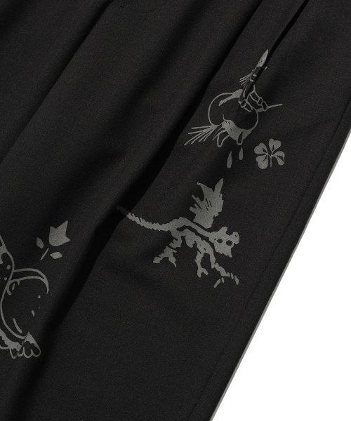 NICE GHOST CLUB（ナイスゴーストクラブ）の「TATTOO TAILORED PANTS_BLACK(NG2ESUPA12A)（スラックス・レディース・ブラック・L/M）」の6枚目の写真