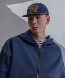 BURNING CAPONE（バーニングカポネ）の「BCリベットスウェットフードパーカージップアップ ネイビー（パーカー）」