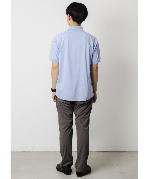 narifuri(ナリフリ)の「ドライポロシャツ(ポロシャツ・メンズ・グレー系/サックスブルー・SMALL/MEDIUM/LARGE/X-LARGE)」の5枚目の写真
