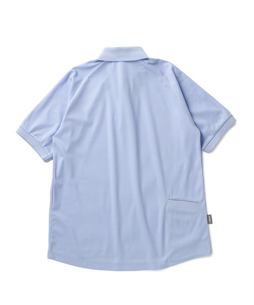 narifuri(ナリフリ)の「ドライポロシャツ(ポロシャツ・メンズ・グレー系/サックスブルー・SMALL/MEDIUM/LARGE/X-LARGE)」の8枚目の写真